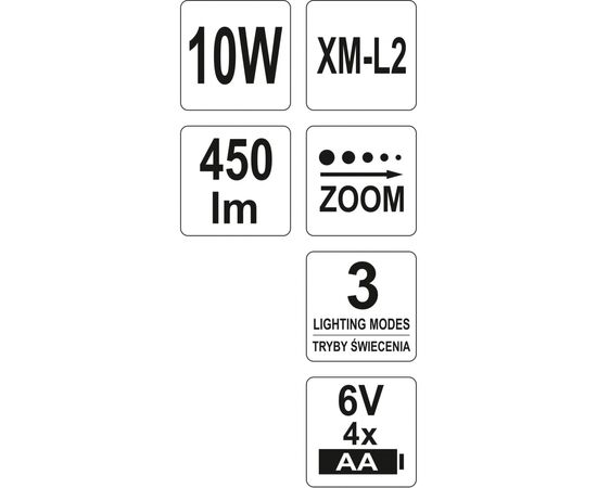 Ліхтар Yato акумуляторний (YT-08591), зображення 4 Ліхтар Yato акумуляторний (YT-08591), зображення 4
