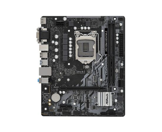 Материнская плата ASRock H510M-HDV/M.2, изображение 2 Материнская плата ASRock H510M-HDV/M.2, изображение 2
