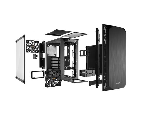 Корпус Be quiet! Pure Base 500 Window Black (BGW34), изображение 9 Корпус Be quiet! Pure Base 500 Window Black (BGW34), изображение 9