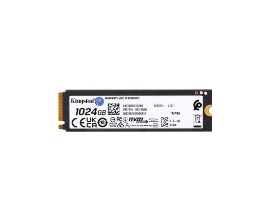 Накопитель SSD M.2 2280 1TB Kingston (SKC3000S/1024G), изображение 3 Накопитель SSD M.2 2280 1TB Kingston (SKC3000S/1024G), изображение 3