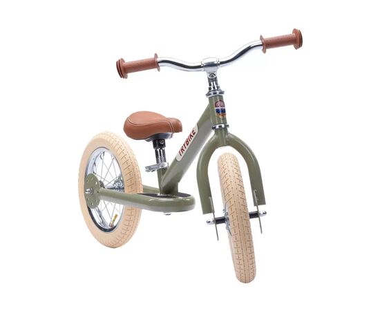 Беговел Trybike балансирующий оливковый (TBS-2-GRN-VIN), изображение 3 Беговел Trybike балансирующий оливковый (TBS-2-GRN-VIN), изображение 3