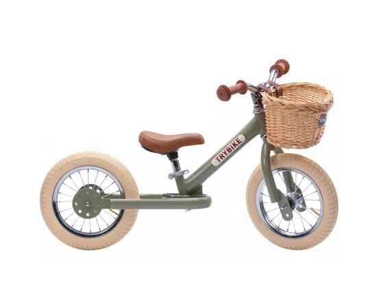 Беговел Trybike балансирующий оливковый (TBS-2-GRN-VIN), изображение 5 Беговел Trybike балансирующий оливковый (TBS-2-GRN-VIN), изображение 5