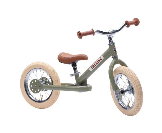 Беговел Trybike балансирующий оливковый (TBS-2-GRN-VIN)