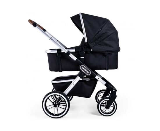 Коляска Teutonia 2 в 1 TRIO 2.0 - Melange Black (90027)