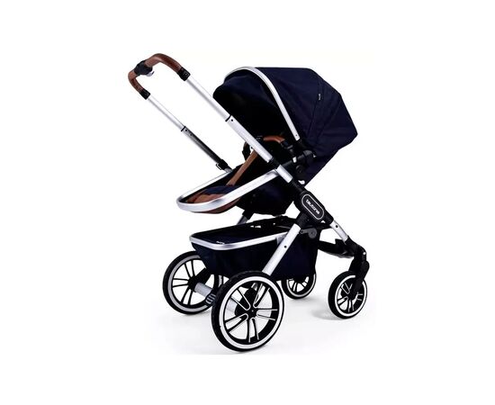 Коляска Teutonia 2 в 1 TRIO 2.0 - Melange Navy (73810), изображение 2 Коляска Teutonia 2 в 1 TRIO 2.0 - Melange Navy (73810), изображение 2