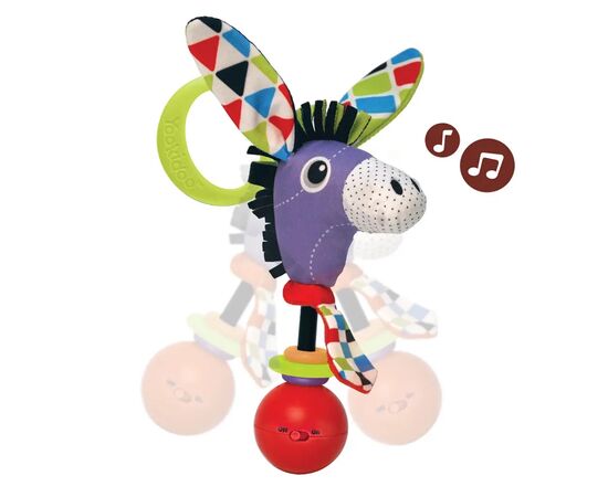 Погремушка Yookidoo музыкальная Ослик (90565), изображение 2 Погремушка Yookidoo музыкальная Ослик (90565), изображение 2