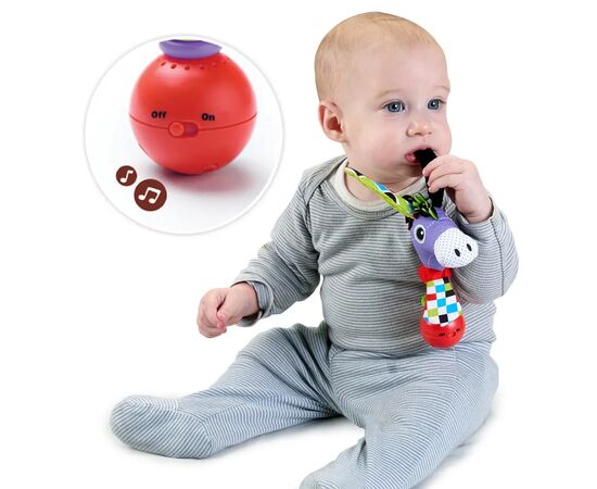 Погремушка Yookidoo музыкальная Ослик (90565), изображение 3 Погремушка Yookidoo музыкальная Ослик (90565), изображение 3