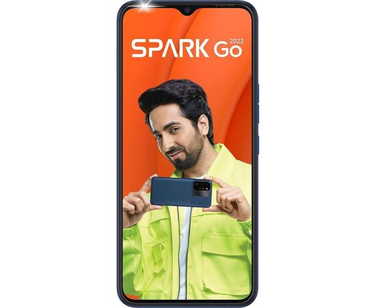 Мобильный телефон Tecno KG5m (Spark Go 2022 2/32Gb) Atlantic Blue (4895180776953)