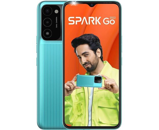 Мобильный телефон Tecno KG5m (Spark Go 2022 2/32Gb) Turquoise Cyan (4895180776960), изображение 7 Мобильный телефон Tecno KG5m (Spark Go 2022 2/32Gb) Turquoise Cyan (4895180776960), изображение 7