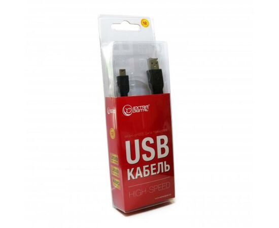 Дата кабель USB 2.0 AM to Mini 5P 1.5m Extradigital (KBU1628), зображення 5 Дата кабель USB 2.0 AM to Mini 5P 1.5m Extradigital (KBU1628), зображення 5