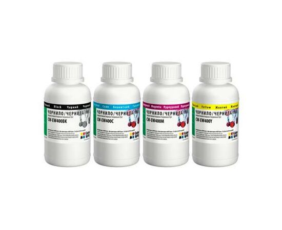 Чернила ColorWay Epson SC 67/87/79/91/T26 (4х200мл) BK/С/M/Y (CW-EW400SET02)