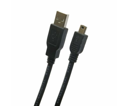 Дата кабель USB 2.0 AM to Mini 5P 0.5m Extradigital (KBU1627), зображення 4 Дата кабель USB 2.0 AM to Mini 5P 0.5m Extradigital (KBU1627), зображення 4