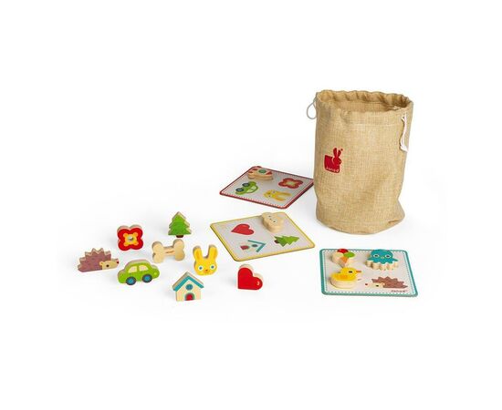 Настольная игра Janod Лото. Изучаем формы (J05318)