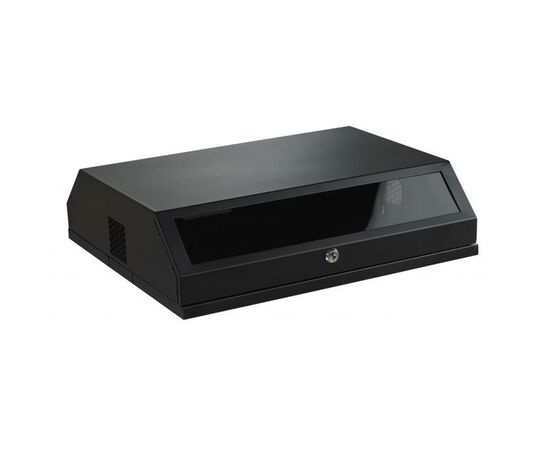 Шафа настінна Mirsan SLIM 3+5U 19" 573x475, RAL 9005 (MR.SLM.01)