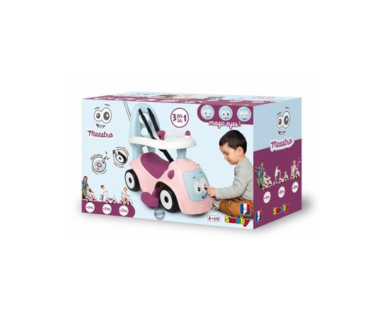 Чудомобиль Smoby Маэстро 3 в 1, розовый (720305), изображение 7 Чудомобиль Smoby Маэстро 3 в 1, розовый (720305), изображение 7