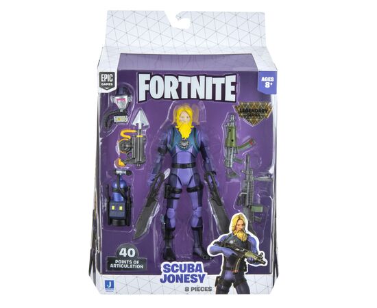Фигурка для геймеров Jazwares Fortnite Legendary Series Scuba Jonesy S9 (FNT0734), изображение 8 Фигурка для геймеров Jazwares Fortnite Legendary Series Scuba Jonesy S9 (FNT0734), изображение 8