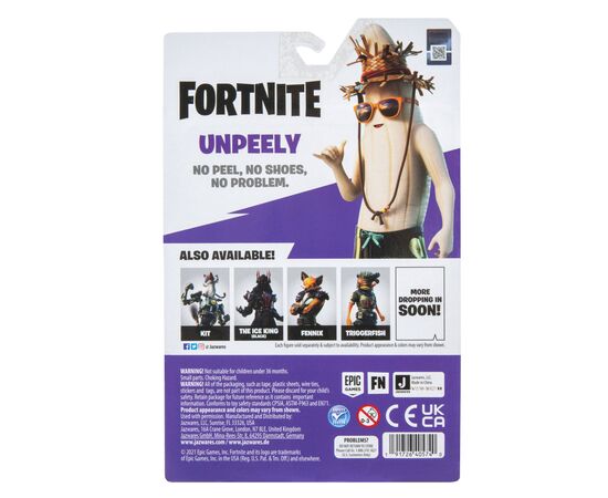 Фигурка для геймеров Jazwares Fortnite Solo Mode Unpeely S9 (FNT0799), изображение 8 Фигурка для геймеров Jazwares Fortnite Solo Mode Unpeely S9 (FNT0799), изображение 8