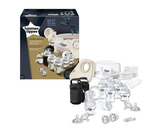 Набор для кормления новорожденных Tommee Tippee cтартовый от 0 мес. (73469), изображение 2 Набор для кормления новорожденных Tommee Tippee cтартовый от 0 мес. (73469), изображение 2
