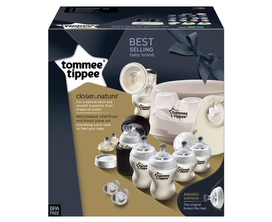 Набор для кормления новорожденных Tommee Tippee cтартовый от 0 мес. (73469), изображение 3 Набор для кормления новорожденных Tommee Tippee cтартовый от 0 мес. (73469), изображение 3