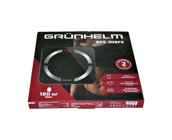 Весы напольные Grunhelm BES-30BFS, изображение 3 Весы напольные Grunhelm BES-30BFS, изображение 3