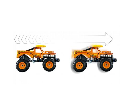 Конструктор LEGO Technic Monster Jam El Toro Loco 247 деталей (42135), зображення 4 Конструктор LEGO Technic Monster Jam El Toro Loco 247 деталей (42135), зображення 4