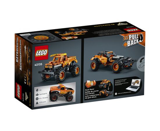 Конструктор LEGO Technic Monster Jam El Toro Loco 247 деталей (42135), зображення 8 Конструктор LEGO Technic Monster Jam El Toro Loco 247 деталей (42135), зображення 8