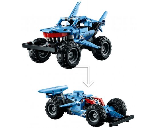 Конструктор LEGO Technic Monster Jam Megalodon 260 деталей (42134), зображення 7 Конструктор LEGO Technic Monster Jam Megalodon 260 деталей (42134), зображення 7
