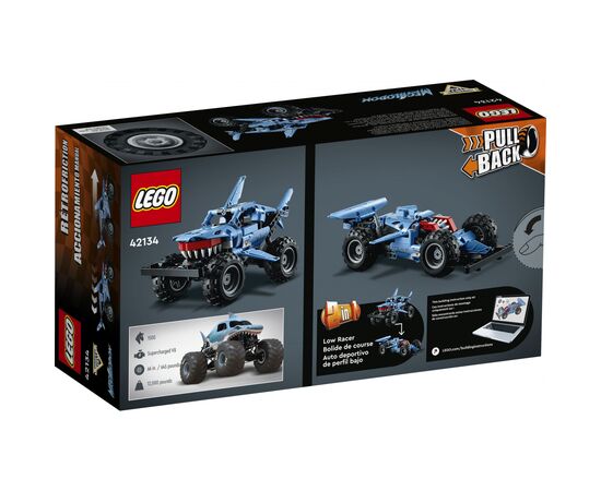 Конструктор LEGO Technic Monster Jam Megalodon 260 деталей (42134), зображення 8 Конструктор LEGO Technic Monster Jam Megalodon 260 деталей (42134), зображення 8