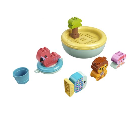 Конструктор LEGO DUPLO My First Веселе купання: Плаваючий острів з тваринами (10966), зображення 2 Конструктор LEGO DUPLO My First Веселе купання: Плаваючий острів з тваринами (10966), зображення 2