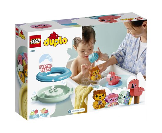 Конструктор LEGO DUPLO My First Веселе купання: Плаваючий острів з тваринами (10966), зображення 7 Конструктор LEGO DUPLO My First Веселе купання: Плаваючий острів з тваринами (10966), зображення 7