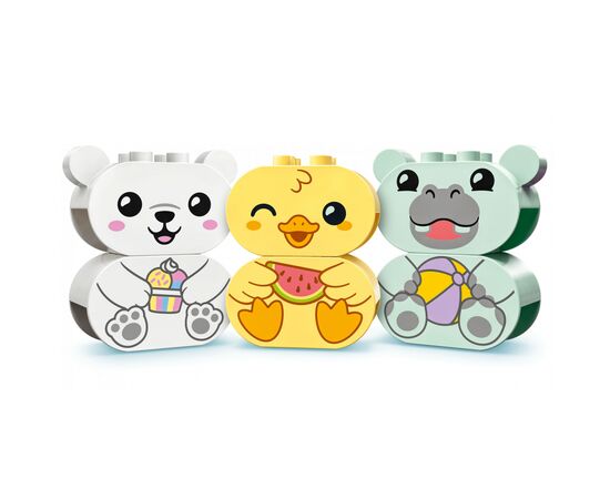 Конструктор LEGO DUPLO My First Веселе купання: Поїзд, що плаває, з тваринами (10965), зображення 5 Конструктор LEGO DUPLO My First Веселе купання: Поїзд, що плаває, з тваринами (10965), зображення 5