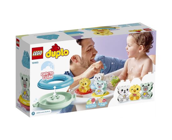 Конструктор LEGO DUPLO My First Веселе купання: Поїзд, що плаває, з тваринами (10965), зображення 7 Конструктор LEGO DUPLO My First Веселе купання: Поїзд, що плаває, з тваринами (10965), зображення 7