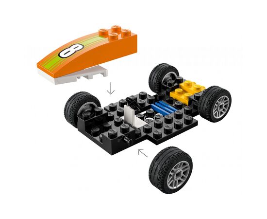 Конструктор LEGO City Гоночный автомобиль 46 деталей (60322), изображение 6