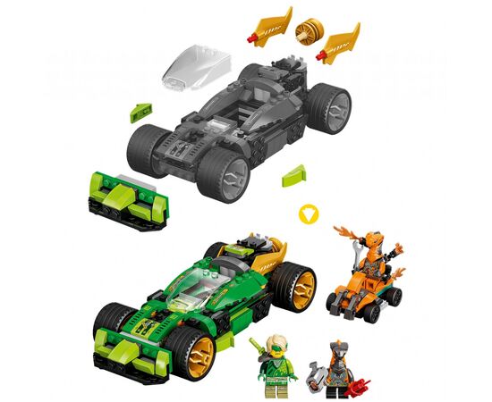 Конструктор LEGO NINJAGO Гоночный автомобиль Ллойда EVO 279 деталей (71763), изображение 5 Конструктор LEGO NINJAGO Гоночный автомобиль Ллойда EVO 279 деталей (71763), изображение 5