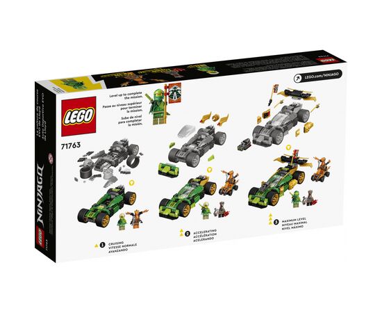 Конструктор LEGO NINJAGO Гоночный автомобиль Ллойда EVO 279 деталей (71763), изображение 7 Конструктор LEGO NINJAGO Гоночный автомобиль Ллойда EVO 279 деталей (71763), изображение 7