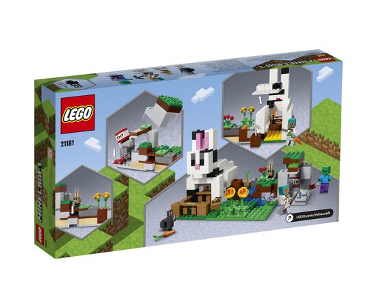 Конструктор LEGO Minecraft Кроличе Ранчо 340 деталей (21181), изображение 5 Конструктор LEGO Minecraft Кроличе Ранчо 340 деталей (21181), изображение 5