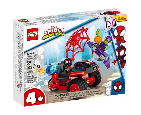 Конструктор LEGO Super Heroes Marvel Майлз Моралес: техно-трайк Человека-Паук (10781)