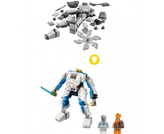 Конструктор LEGO NINJAGO Мощный дракон Зейна EVO 95 деталей (71761), изображение 4 Конструктор LEGO NINJAGO Мощный дракон Зейна EVO 95 деталей (71761), изображение 4