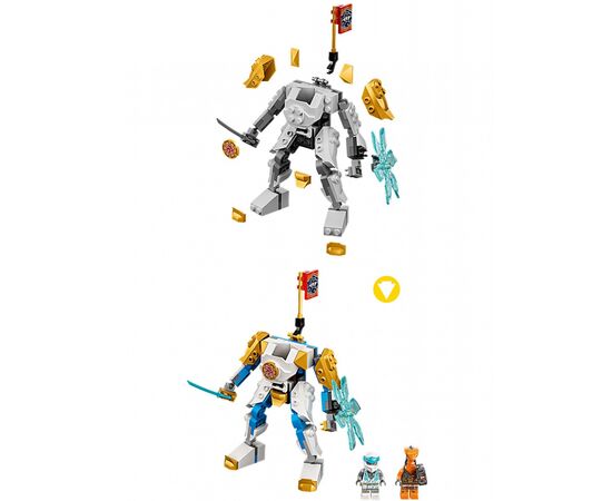 Конструктор LEGO NINJAGO Мощный дракон Зейна EVO 95 деталей (71761), изображение 5 Конструктор LEGO NINJAGO Мощный дракон Зейна EVO 95 деталей (71761), изображение 5