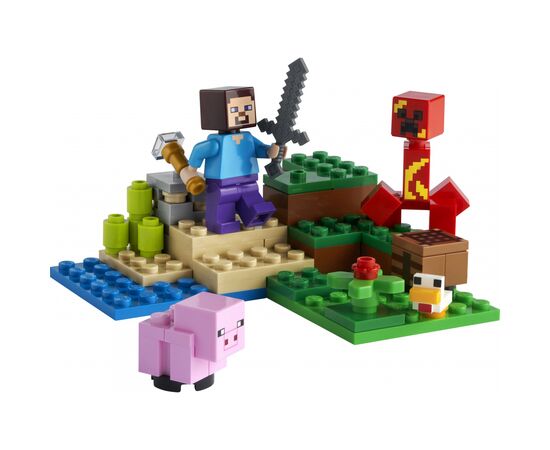 Конструктор LEGO Minecraft Ловушка Крипера 72 детали (21177), изображение 2 Конструктор LEGO Minecraft Ловушка Крипера 72 детали (21177), изображение 2
