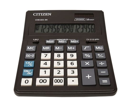 Калькулятор Citizen CDB1601-BK, изображение 3 Калькулятор Citizen CDB1601-BK, изображение 3