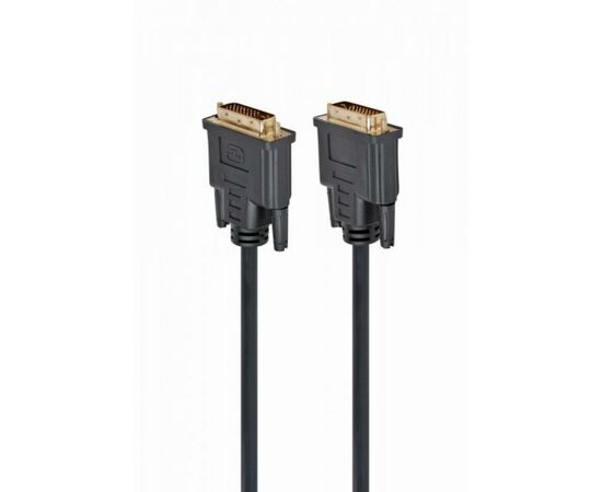 Кабель мультимедійний DVI to DVI 24+1pin, 3.0m Cablexpert (CC-DVI2-BK-10)