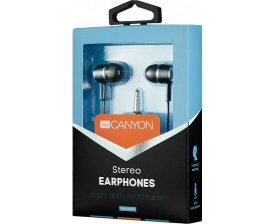 Наушники Canyon Black (CNE-CEPM01B), изображение 3 Наушники Canyon Black (CNE-CEPM01B), изображение 3