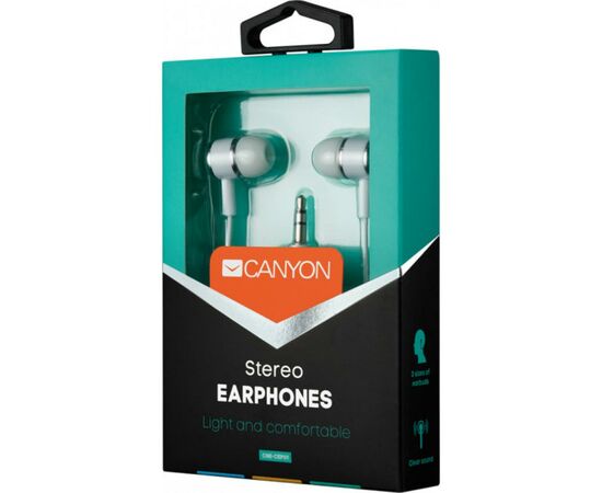 Навушники Canyon White (CNE-CEPM01W), зображення 3 Навушники Canyon White (CNE-CEPM01W), зображення 3
