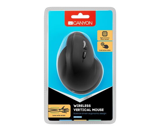 Мишка Canyon CNS-CMSW16B Wireless Black (CNS-CMSW16B), зображення 5 Мишка Canyon CNS-CMSW16B Wireless Black (CNS-CMSW16B), зображення 5