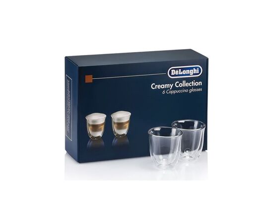 Набір чашок DeLonghi Cappuccino 6 шт 190 мл (00000014116)