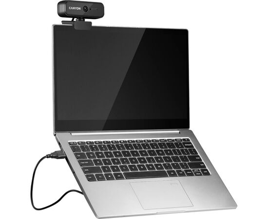Веб-камера Canyon C2 720p HD Black (CNE-HWC2), изображение 4 Веб-камера Canyon C2 720p HD Black (CNE-HWC2), изображение 4