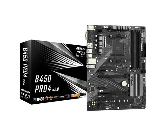 Материнська плата ASRock B450 Pro4 R2.0