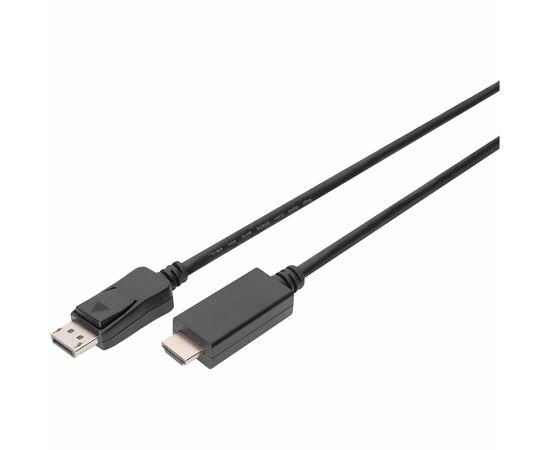 Кабель мультимедійний DisplayPort to HDMA 2.0m UHD 4K, M/M type A Digitus (AK-340303-020-S)