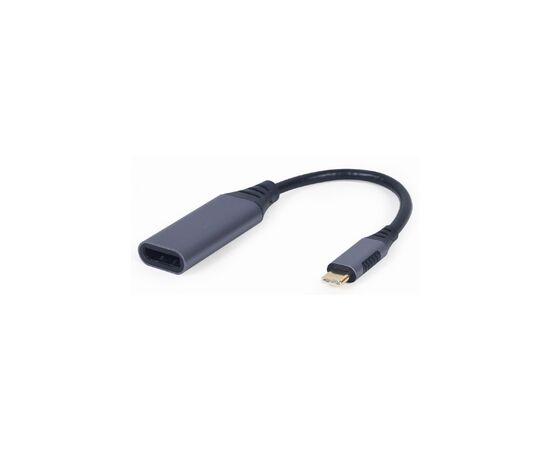 Переходник USB-C to DisplayPort, 4К 60Hz Cablexpert (A-USB3C-DPF-01), изображение 2 Переходник USB-C to DisplayPort, 4К 60Hz Cablexpert (A-USB3C-DPF-01), изображение 2
